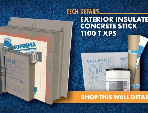 Tech Details – Exterior Continuous Insulated Concrete Wall with Soprema Products