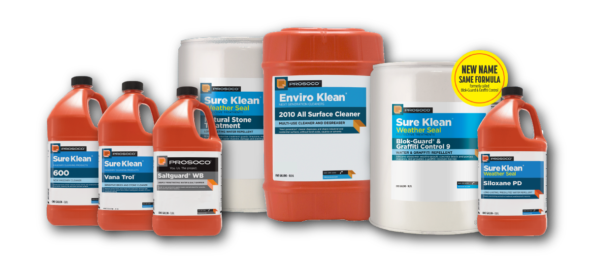 Introducing The Sure Klean Line by Prosoco