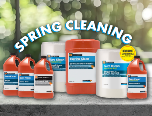 Spring Cleaning with Prosoco Hard Surface Cleaners