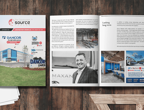 In the Media: The Construction Source with Maxan Interior Systems