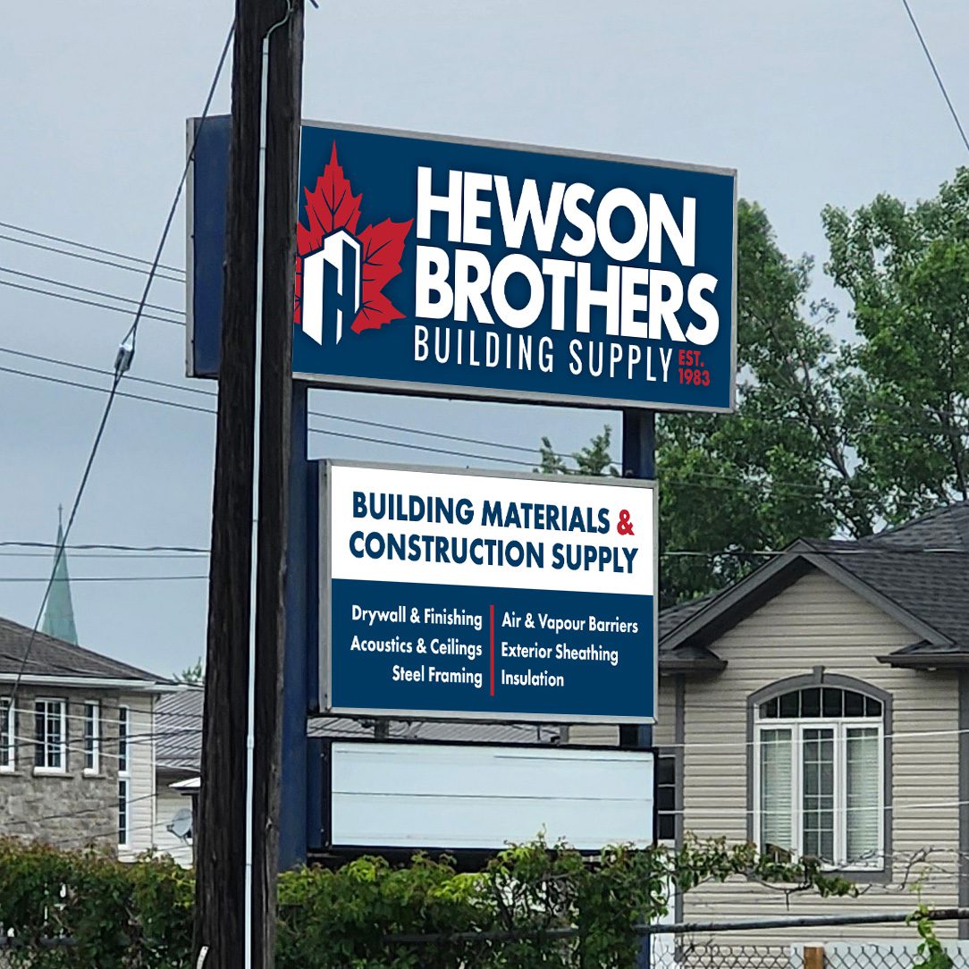 front sign